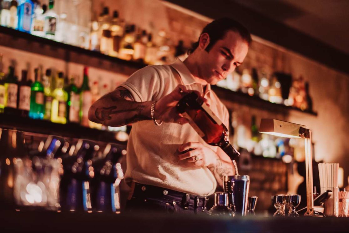 Paul Sieferle in der Cocktailbar Sieferle & Cø Mannheim