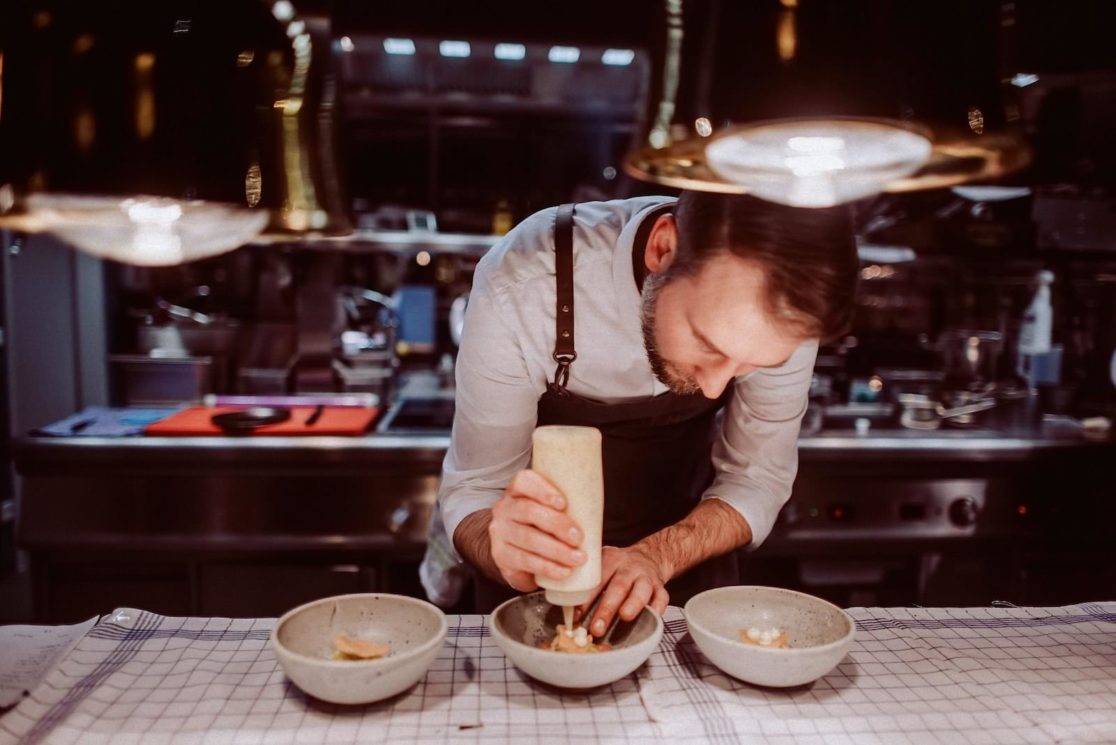 Dennis Maier bei der Arbeit, Emma Wolf Mannheim