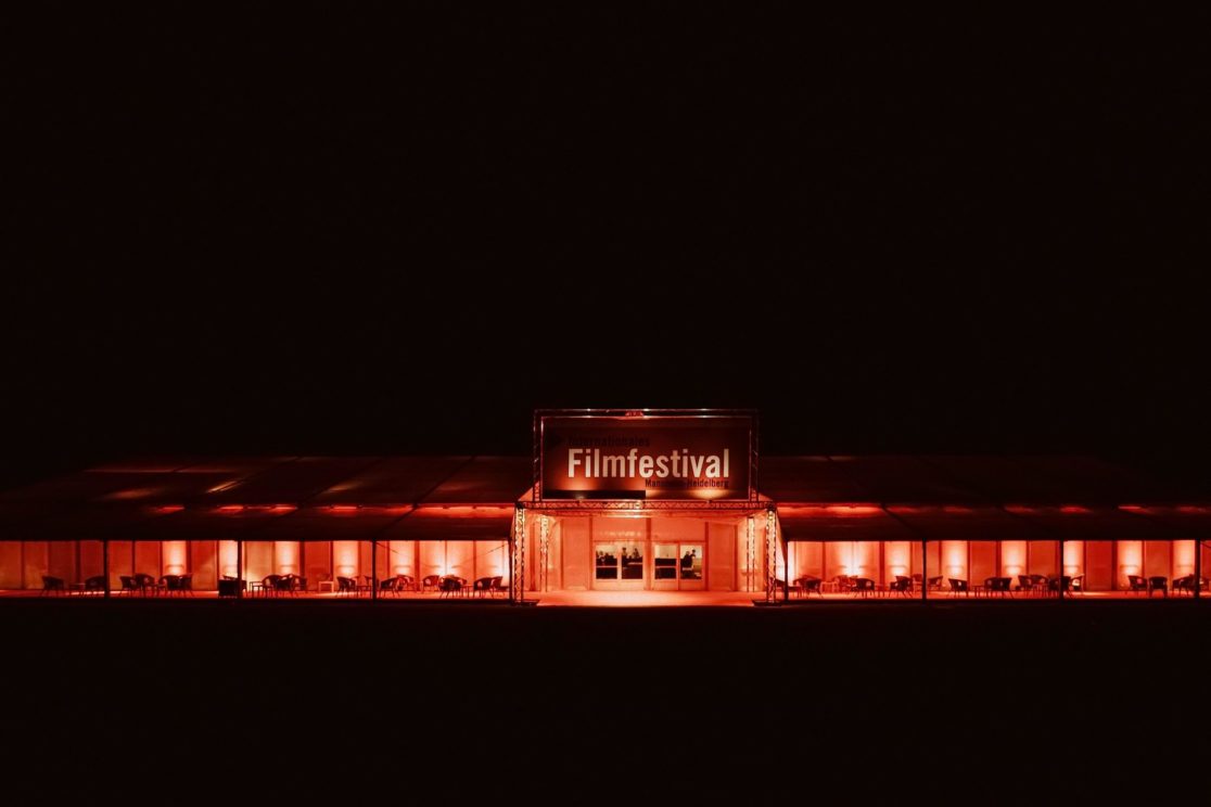 Festivalgebäude des Internationalen Filmfestivals Mannheim-Heidelberg, Eventfotografie von Sebastian Weindel, Fotograf Mannheim
