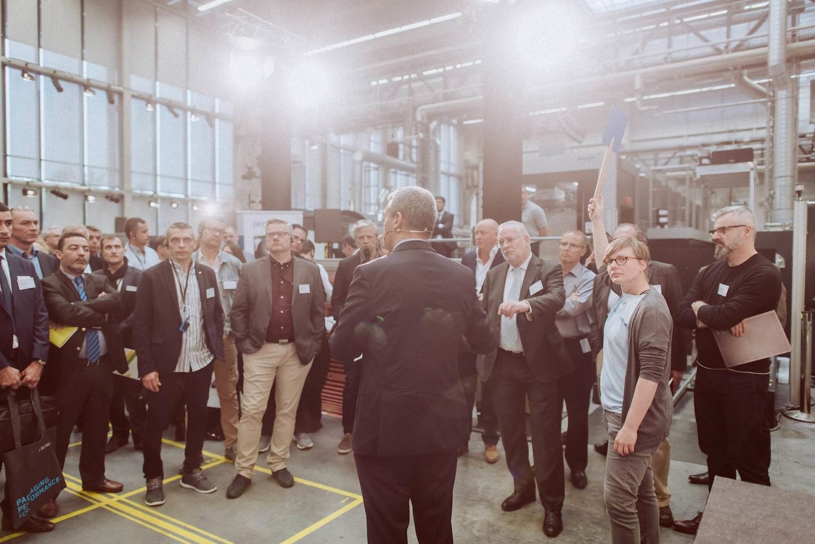 Programm beim Event von Heidelberger Druckmaschinen