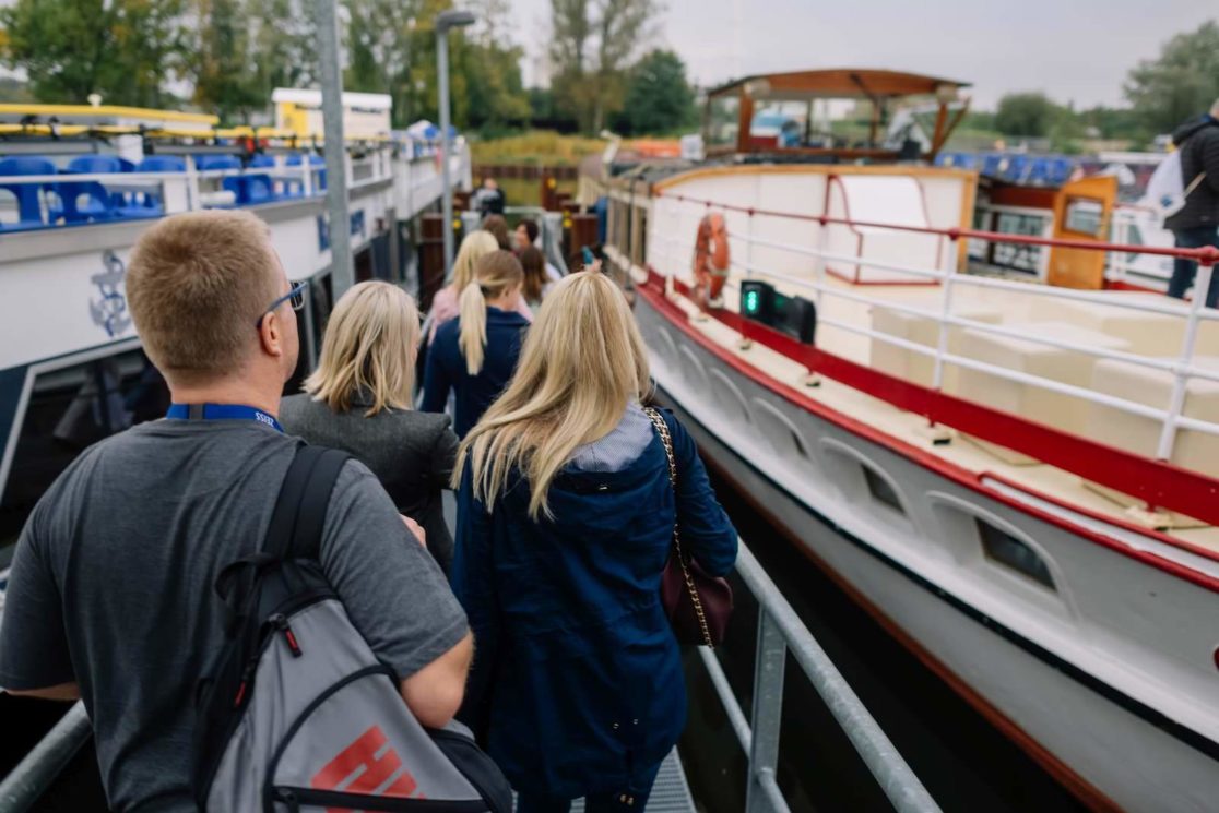 Bootsfahrt auf der Spree beim Zeiss Better Vision Event in Berlin