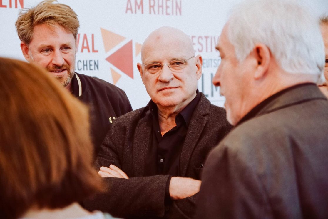 Momentaufnahme am Rhein beim Festival des Deutschen Films Ludwigshafen