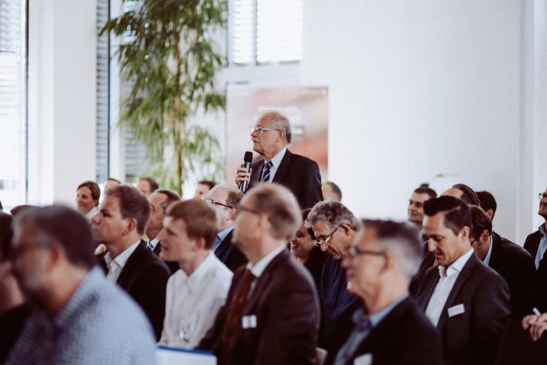 Begegnung bei den Logistic Days in Heidelberg