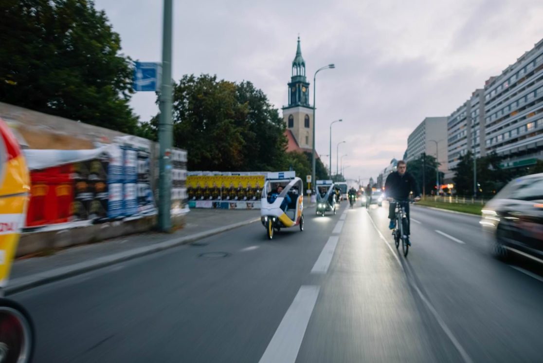 Gemeinsame Fahrt beim Zeiss Better Vision Event in Berlin