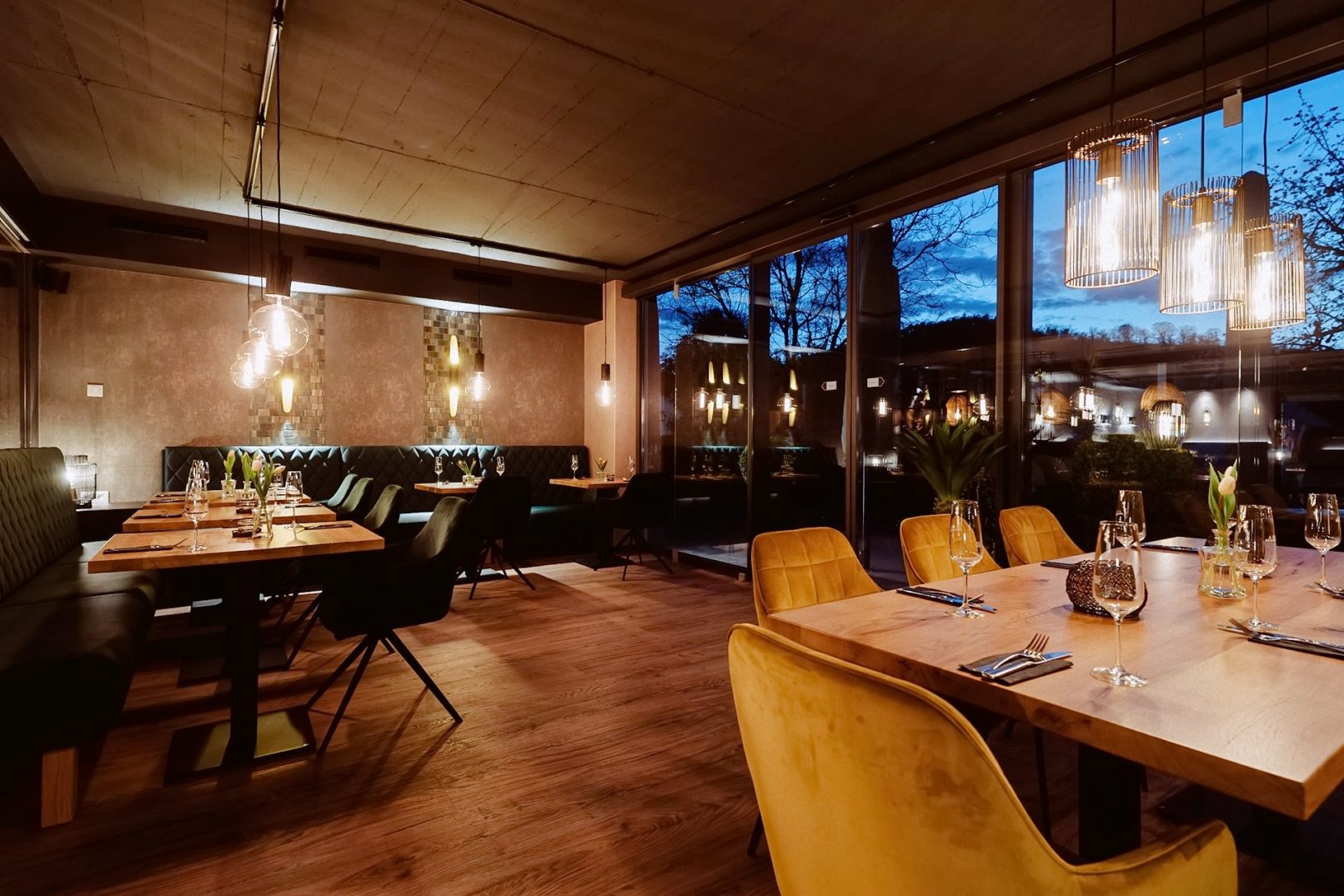 Interiorfotografie im Restaurant des Weinguts Apel