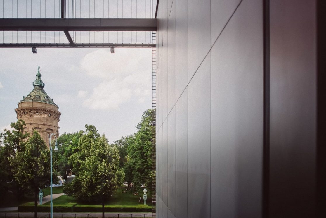 Aussicht aus der Kunsthalle Mannheim