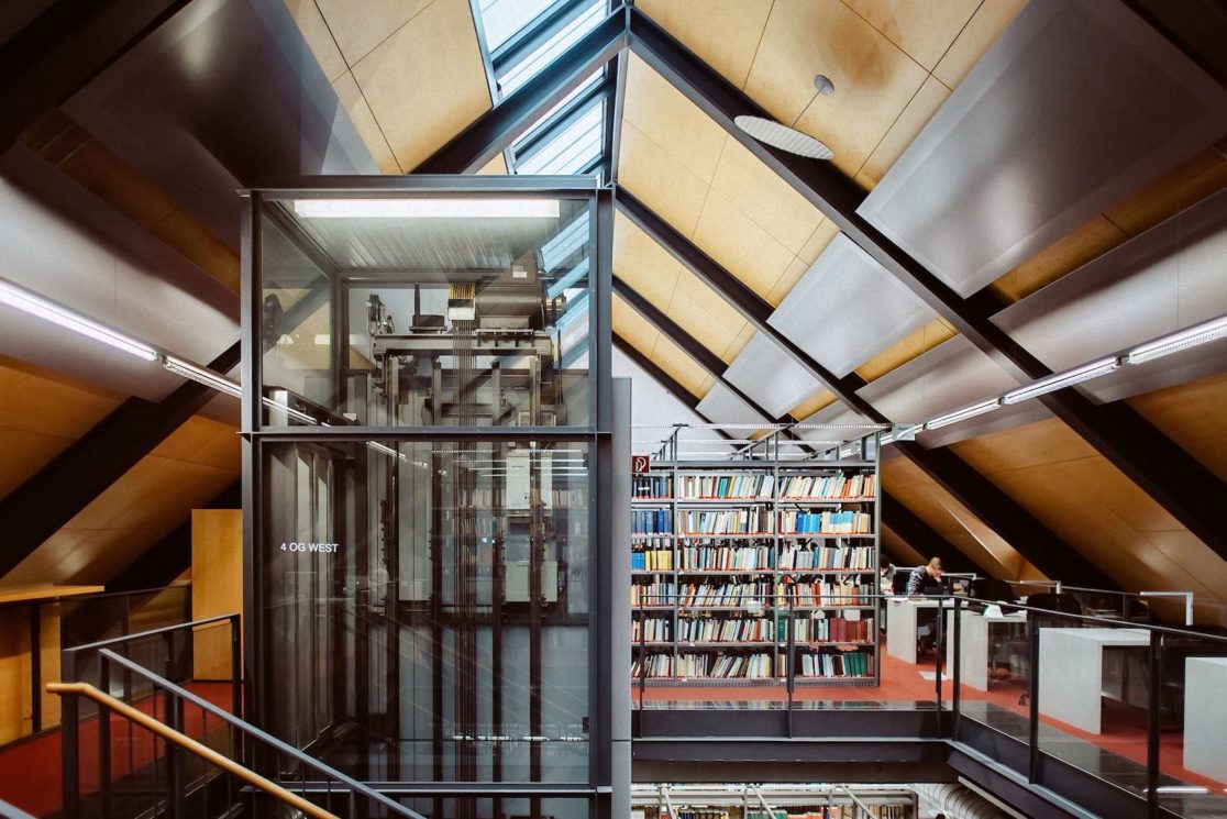 Universitätsbibliothek im Mittelbau des Mannheimer Schlosses