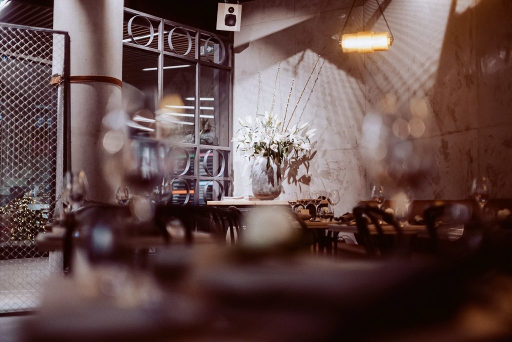 Deko-Detail im Restaurant Emma Wolf Mannheim