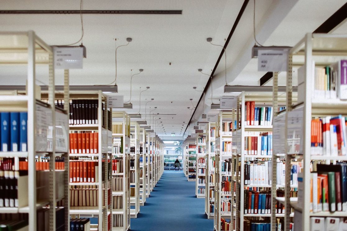 Bibliotheksbereich A5 der Universität Mannheim, Interiorfotografie