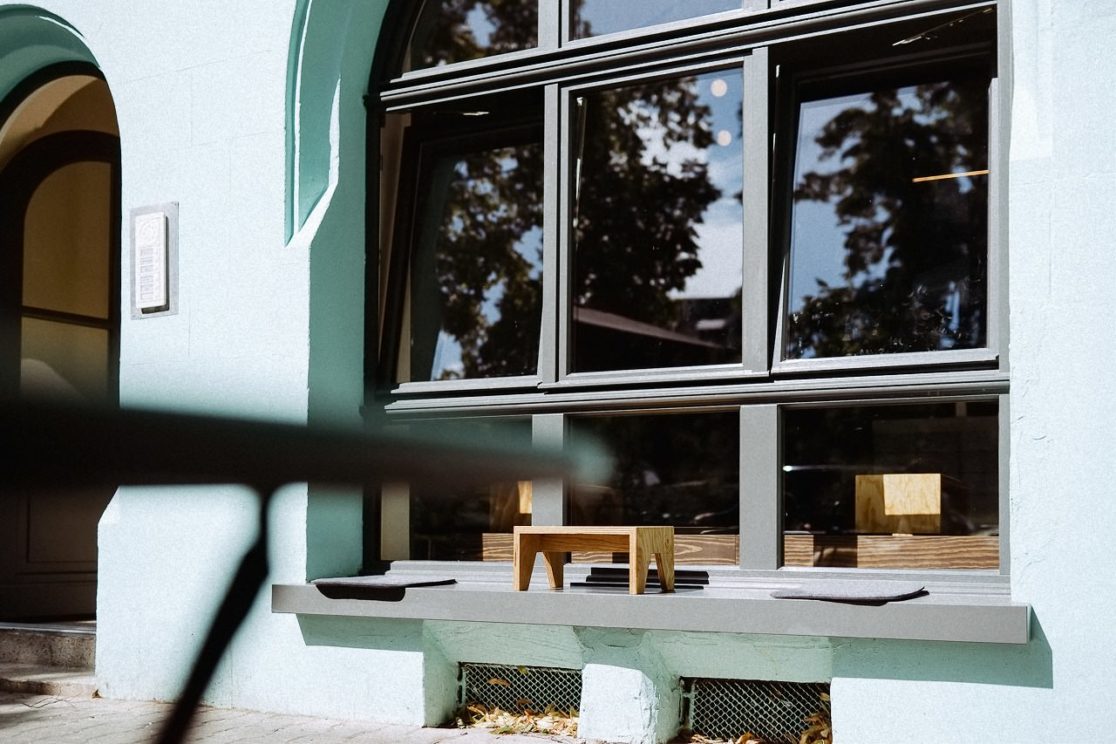 Außenansicht des Concrete Coffee Roasters in Mannheim