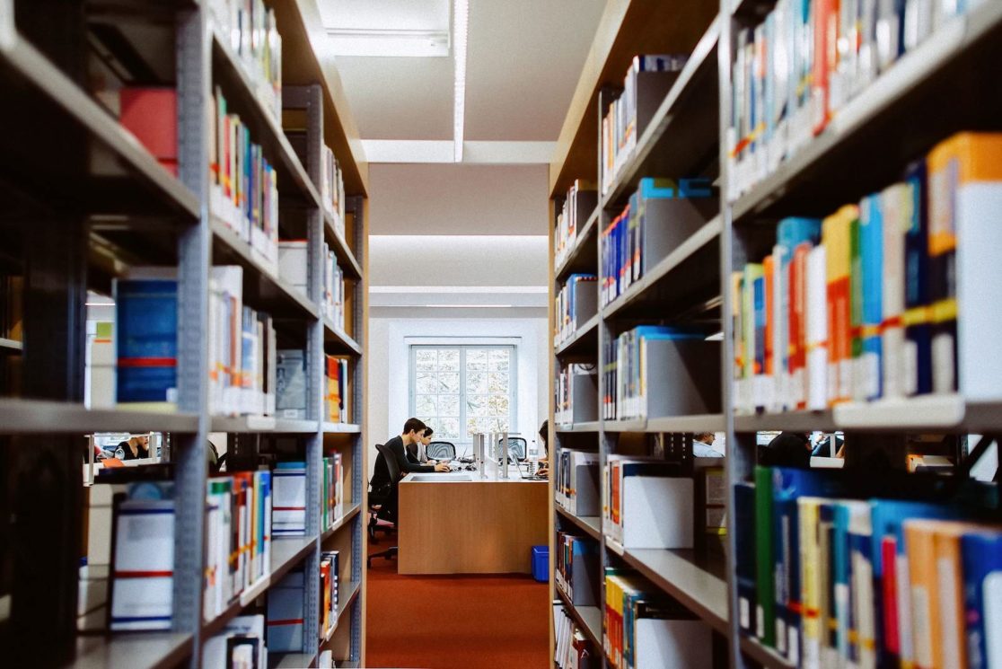 Arbeitsplätze in der Universitätsbibliothek Mannheim