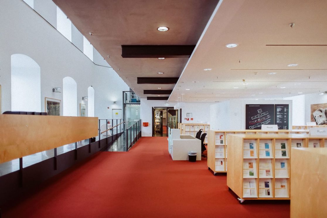 Universitätsbibliothek im Mannheimer Schloss, Interiorfotografie