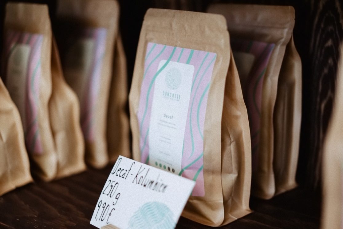 Social-Media-Aufnahme im Concrete Coffee Roasters Mannheim