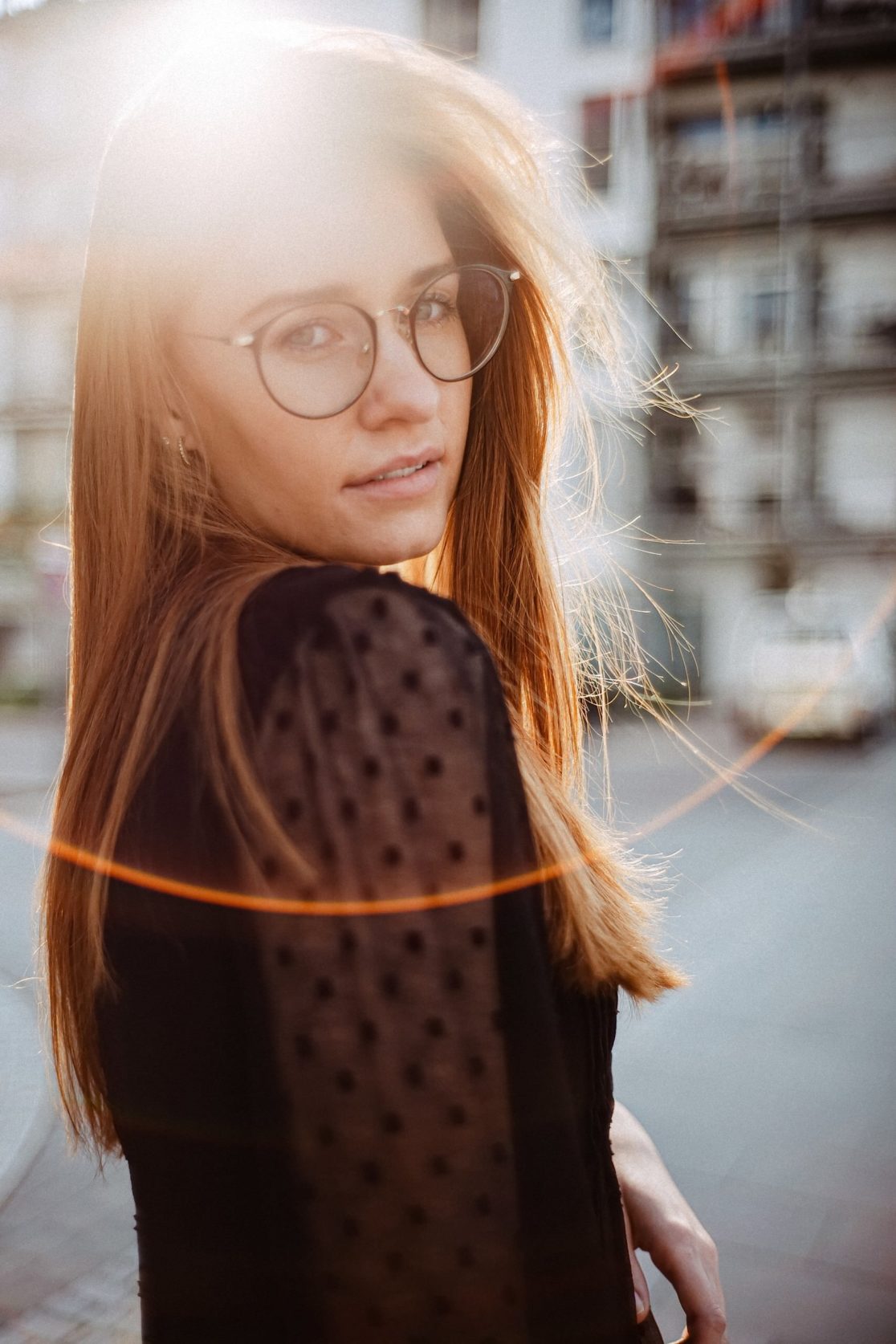 Stimmungsvolles Portrait von Kiki in Heidelberg