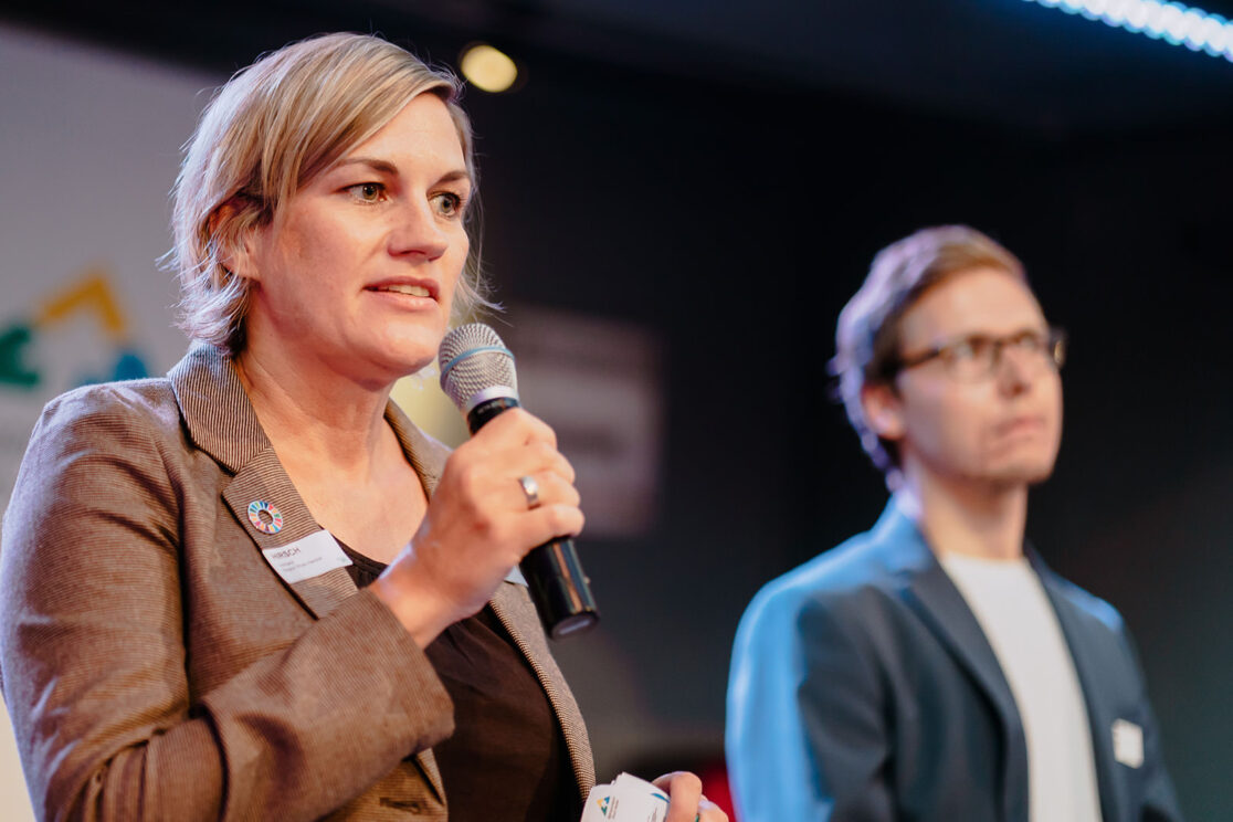 Vortragssituation bei einem Kongress in Heidelberg